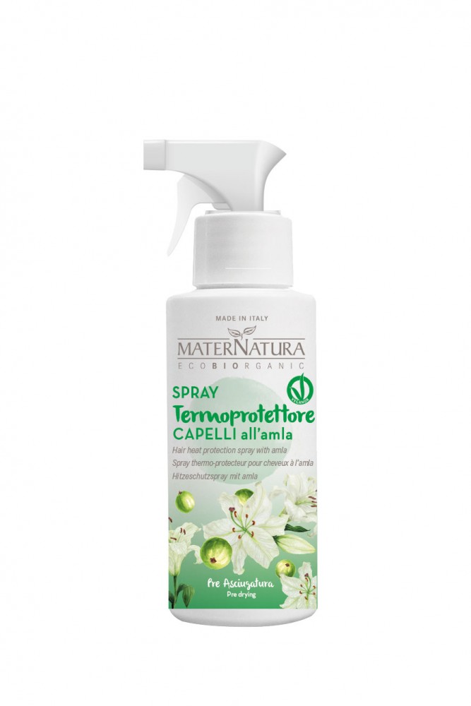 Spray Termoprotector con Amla de Mater Natura 150ml. | Distribuidor  Cosmética Natural y Ecológica